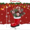Arborus Christmas Table Decorations 12.9" Santa Boot Christmas Ornament with