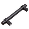 GlideRite Hardware 4006-96-ORB-1 3.75 inch CC Solid Euro Bar Pulls