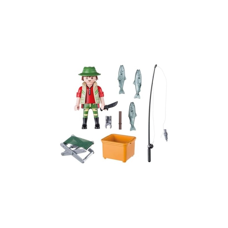 Playmobil 70063 Special Plus Fisherman, Fun Imaginative Role-Play, PlaySets Suitable