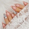 Lines and margins Handmade nail tips - Square S /
