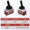 3pcs Toggle Switch High Performance 20A 125V 15A 250V SPST
