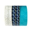 Wrapables Cool Tones Japanese Washi Masking Tape (Set of 3),