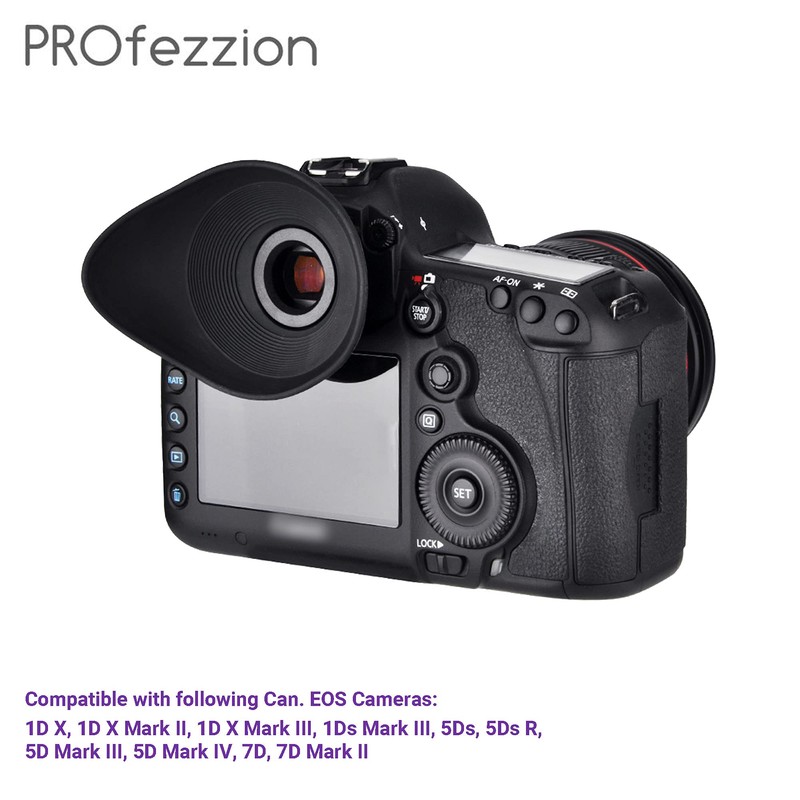 PROfezzion Soft Large Eyepiece Viewfinder for Canon EOS 1DX, 1DX