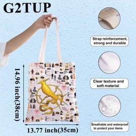 G2TUP Hunger Movie Inspired Tote Bag Katniss Fans Gift Real Or Not Real Hunger Shoulder Bag Hunger Katniss Merch, Real Or Not Real, Large
