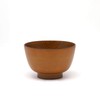 Yamanaka Lacquer T-927298 Kyoto Type Barrel Heather Soup Bowl, Brown