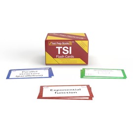 TSI Study Cards 2024-2025: TSI Assessment Preparation for The Texas Success Initiative with Practice Test Questions [Full Color Cards]