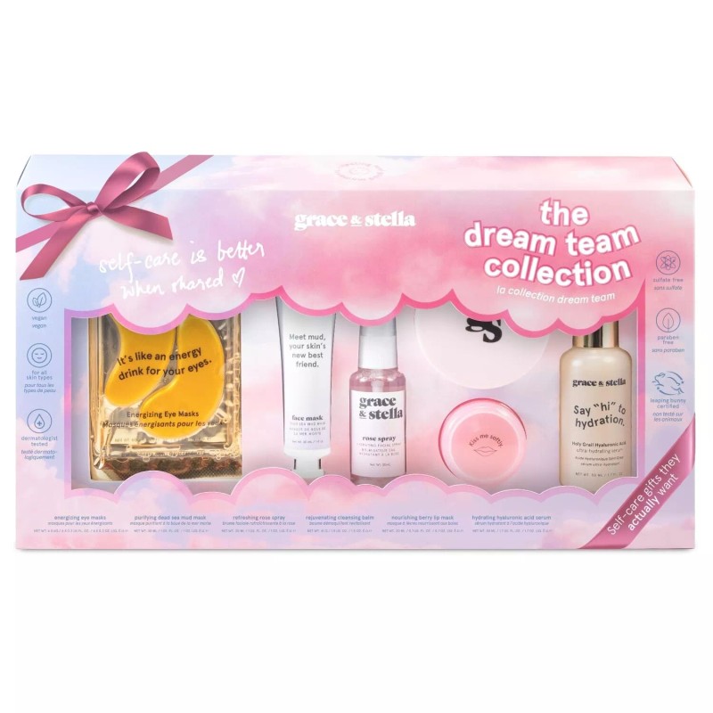grace & stella Dream Team Collection Gift Set HA Serum,