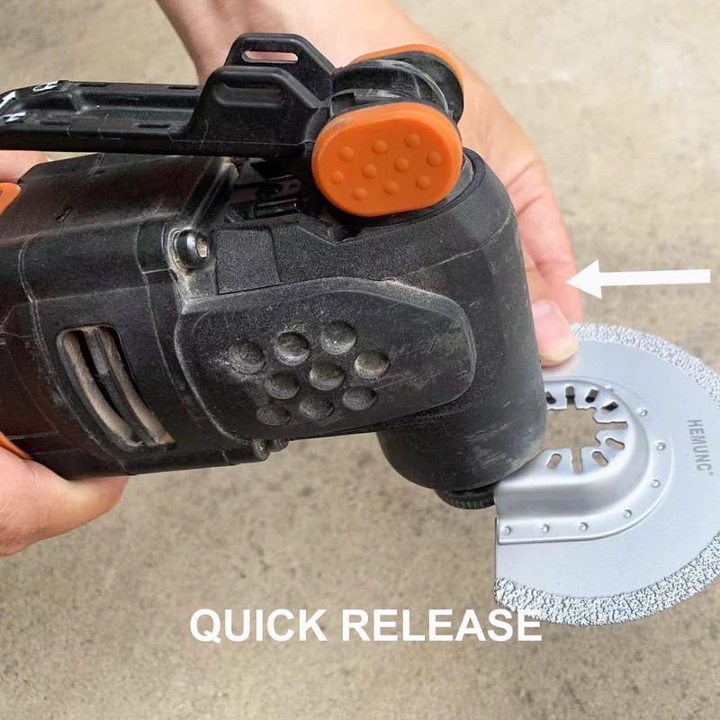HEMUNC 3pcs Oscillating Tool Blades for Grout Removal Tile Mortar