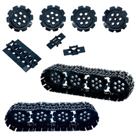 Miutrue 108Pcs Technical Parts Tank Track Wheels Treads Chain Links Motorcycle Car Accessories Building Blocks Toys for 6-12 Years Old Boys Kids Gift Tight fit Major Brands