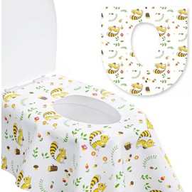 20 Pack Disposable Toilet Seat Covers – Waterproof & Hygienic Travel Toilet Seat Protectors – Adult & Child-Friendly – Potty Seat Cover Protectors (Squirrels)