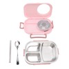1450ml Bento Lunch Box Stainless Steel Compartment Thermal Bento Box