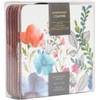 Creative Tops C000338 ‘Meadow Floral’ Printed Cork-Backed Drink Coasters, Square,