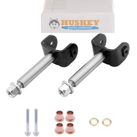 Huskey Parts Company Golf Cart Front Rear End Repair Kit Rebuild Kit for Club Car Precedent 2004-Up Models, Includes 2X King Pins, 2xTie Rod Ends, Front Rear End Bushing Kit