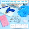 Ear Piercing Gun with Piercing Tools Kit, Professional Ear Nose