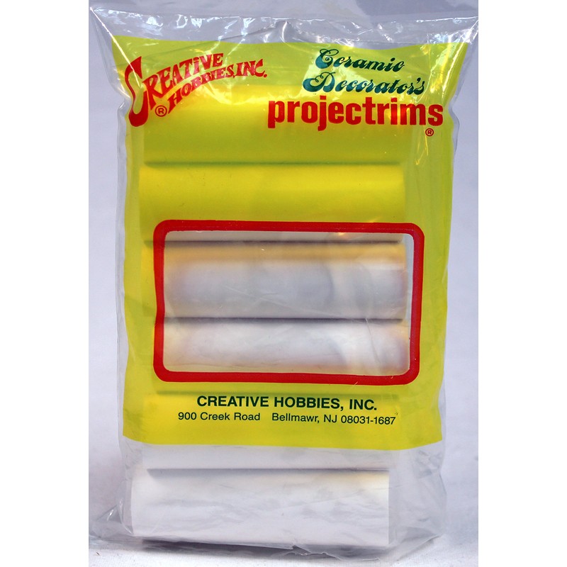 Creative Hobbies® Set of 12, 3 Inch Tall White Plastic