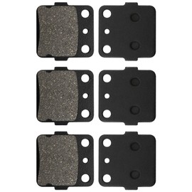 ZICOO Front & Rear Brake Pads for Honda TRX400EX 400EX Sportrax 2001-2008 / TRX400 EX Fourtrax 1999-2000 / TRX400X 400X 2009-2014 / TRX300EX 300EX 300 Fourtrax 1993-2008 / TRX250X 1987-1992