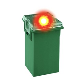 CARAX Glow Fuse – Premium Fuse Cartridge Tall Standard Fuse – 40A Kit 1 pcs. – Glow When Blown LED Automotive Fuse – Smart Auto Glow Fuse Easy Identification – 1 pcs.