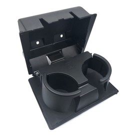 DEVMO Black in-Dash Cup Holder 8C3Z2513562AF 8C3Z-2513562-AF Compatible with F250 F-250 F350 F-350 F450 F-450 F550 Super Duty Truck