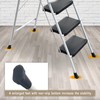 WiberWi 5 Step Ladder with Handrails Folding Step Stool with