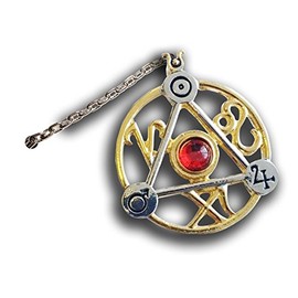 Enchanted Jewelry Briar Elemental Fire Talisman and Card Charm Pendant Amulet
