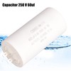 CBB60 60uF 50/60HZ AC250V Cylinder Shaped Run Round Capacitor CBB60
