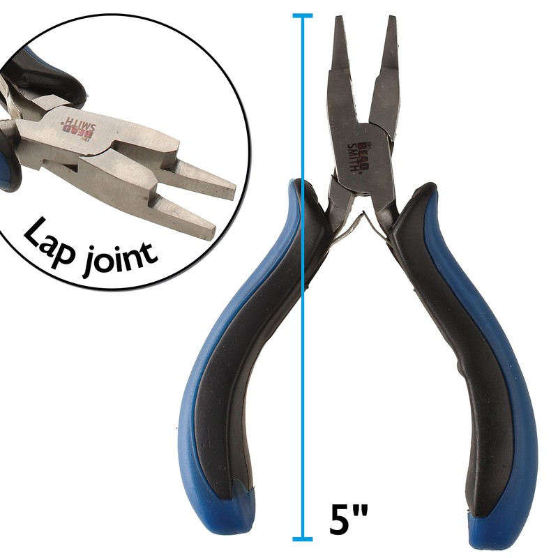 The Beadsmith WrapMaker Plier – Ergonomic Handle, 5” (127mm) –