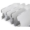 SPPHONEIX 10-Plate Foldable Aluminum Wind Shield for Camping Cookers and