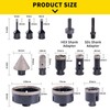 13PCS Diamond Core Drill Bit Set, Diamond Hole Saw Kit