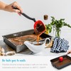 Dreamfarm Fladle Fold-Flat, Space-Saving Serving & Cooking Ladle Measures up