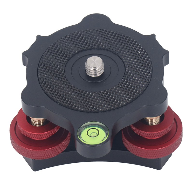 Tripod Head Leveling Base Camera Leveler Aluminum Alloy 3/8 Inch