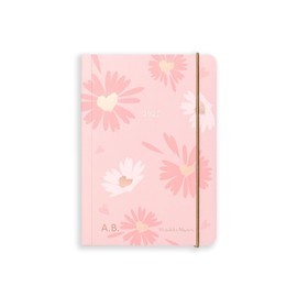 Matilda Myres 2025 A6 Day to a Page Diary January to December 2025 Soft Cover with Elastic Closure - Pink