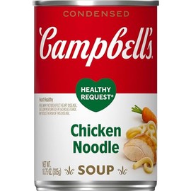 Campbell’s Condensed Healthy Request Chicken Noodle Soup, 10.75 Ounce Cans (Pack of 6)