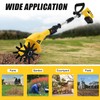Cordless Handheld Cultivator, Electric Rototiller Garden Cordless Tiller Soil Cultivator