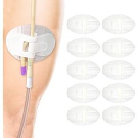 40 adesivi per catetere statlock Foley, per catetere singolo, doppio tubo, G Tube e Feeding Tube in posizione (10)