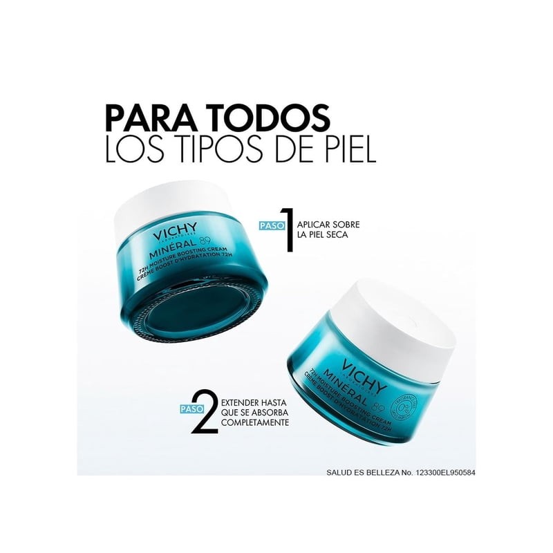 Crema Hidratante VICHY Minéral 89 Ligera 72 hrs 50 ml