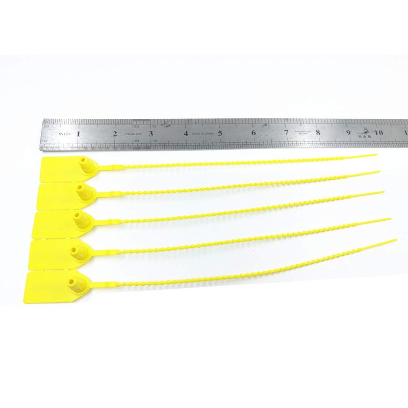 Candado de plástico con sellos de seguridad, sellos de envío