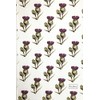 Flower of Scotland Pattern Tea Towel in a Scottish Thistle