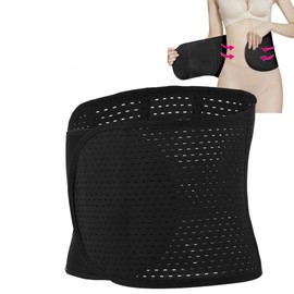Bauchgürtel, Bauchgurt, postpartales Shapewear Korsett Damen Atmungsaktiv Elastisch Bauchweg Gürtel Bauchband Gurt Nach für den Frauengürtel nach der Erholung der Schwangerschaft (Schwarz)
