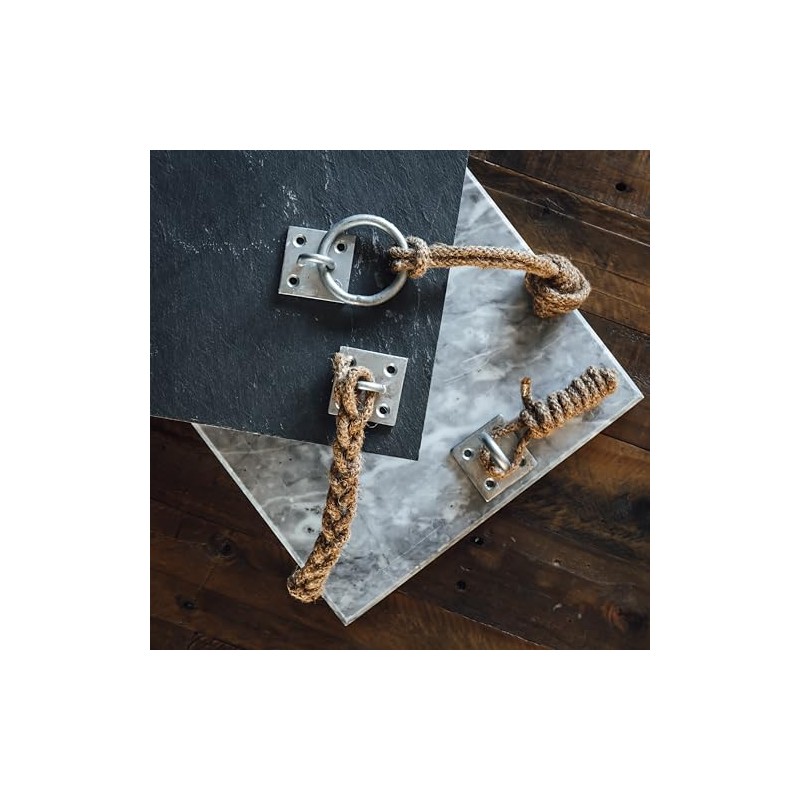 Hardware Solutions - Ring on Plate - For Chain to