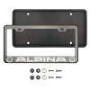 Aftermarket Products Alpina Laser Etched Black Chrome Stainless Steel License