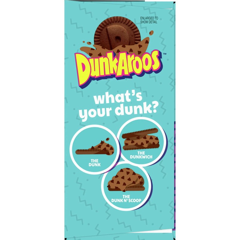 DunkAroos, Chocolate Cookies and Double Chocolate Frosting, 6 x 28g/1