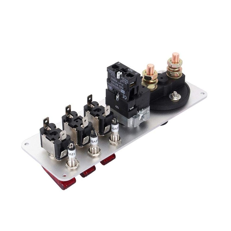 Yosoo Q2YY 12V LED Car Switch Panel Ignition Switch Panel