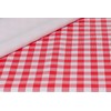 Oilcloth Tablecloth Washable Round 140 cm Red