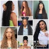 Seimainurs Deep Wave Crochet Hair Long Curly Braiding Hair for