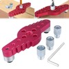 Treki 2 in 1 Dowel Gauge Drilling Template Pocket Hole