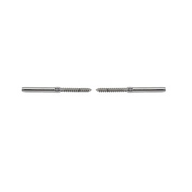 Swage Lag Screws Left and Right for 5/32" Cable Railing 10 Pairs (10 R, 10 L) - T316 Stainless Steel Lag Screw Swage Stud Hand Swage Lag Screw for 5/32" Cable Railing