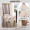 SearchI Stretch Dining Chair Seat Covers Set of 4, Soft