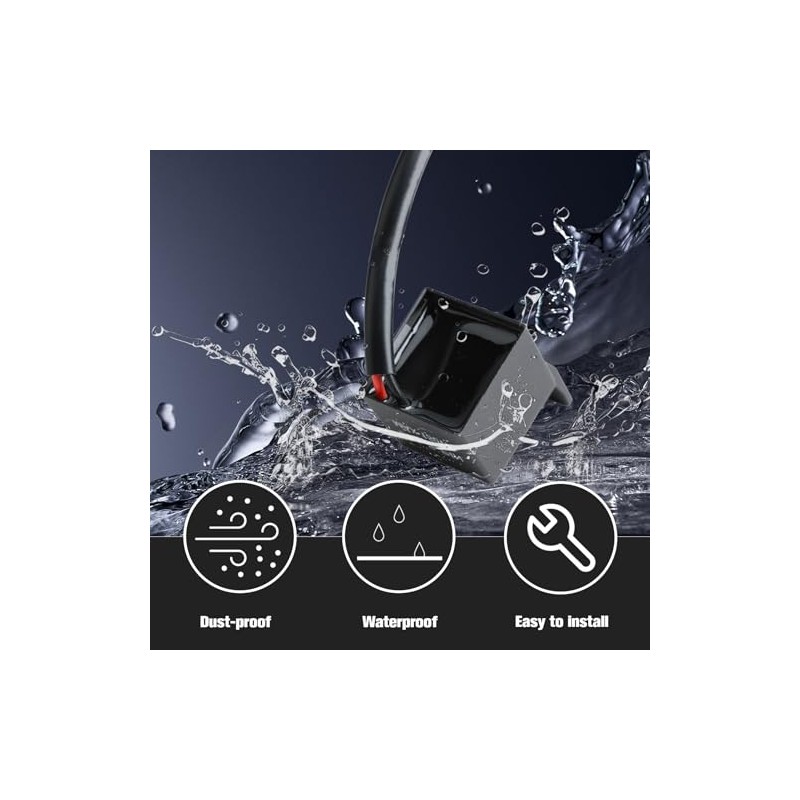 Pack of 2 LED Indicator Relay 12 V 2 Pin,