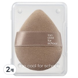 Too cool for school soft blending puff, 2 pieces, mixed colors / 투쿨포스쿨 소프트 블렌딩 퍼프, 2개, 혼합색상
