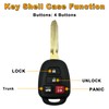 HYQ12BDM Key Fob Shell for 2012-2017 Toyota Camry, for 2014-2017